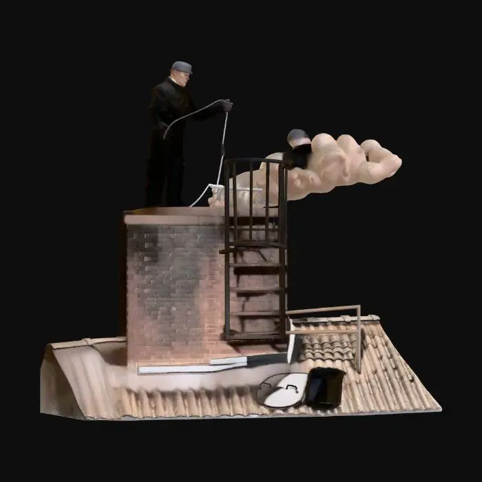 3D model for Rooftop Chimney Shweep