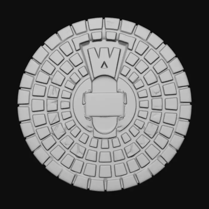 3D model for german Underground hydrant