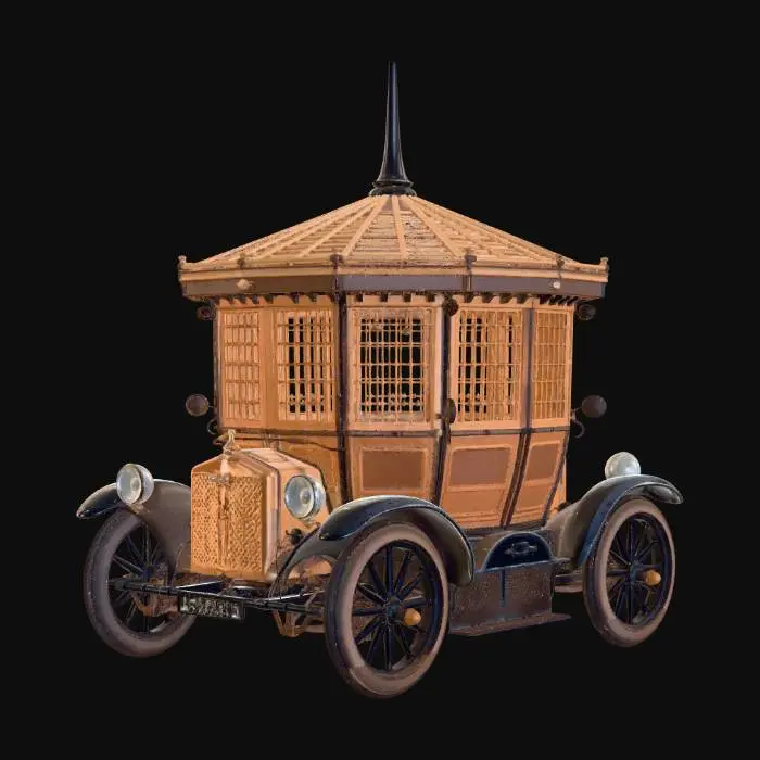 3D model for Hexagonal Car 1 BV