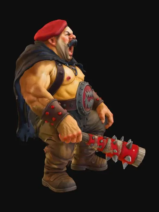 3D model for Grugnar