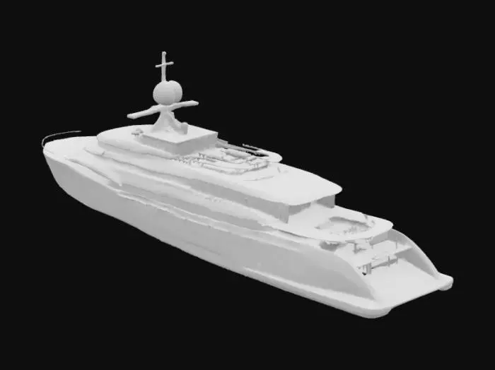 3D model for un yatch ultra luxe