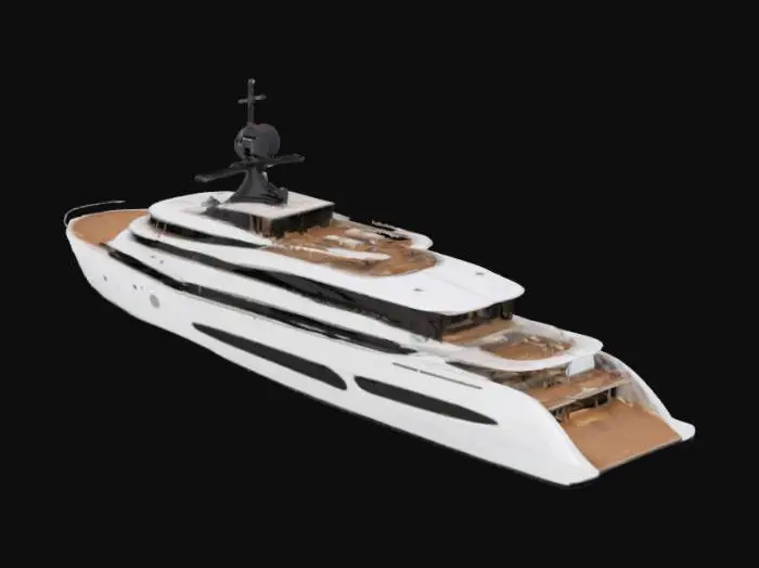 3D model for un yatch ultra luxe
