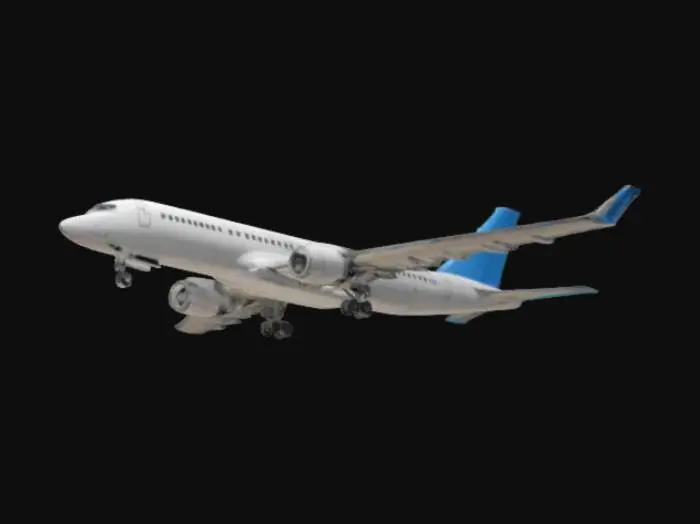 3D model for passenger airplane