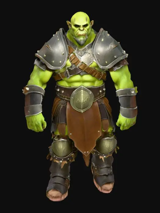 3D model for Orc_Warrior_0814023421_texture