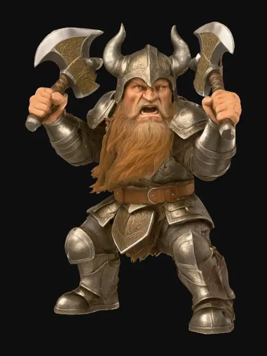 3D model for Dwarf_DualWield
