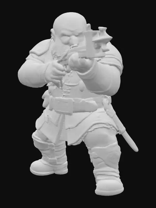 3D model for Dwarven Marksman