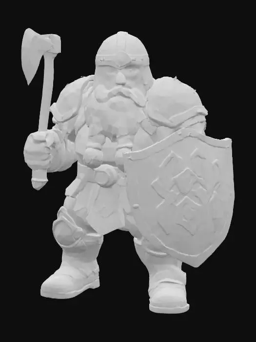 3D model for Dwarven Defender
