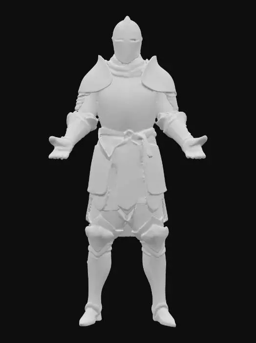 3D model for Perfectly Symmetrical, Fully Modular Medieval armor set., #PBR#
