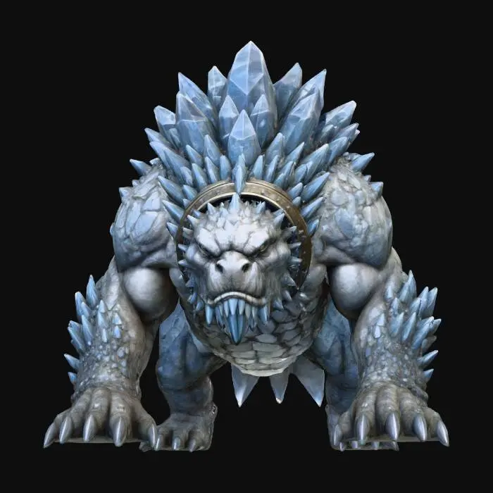 3D model for Crystal Beast