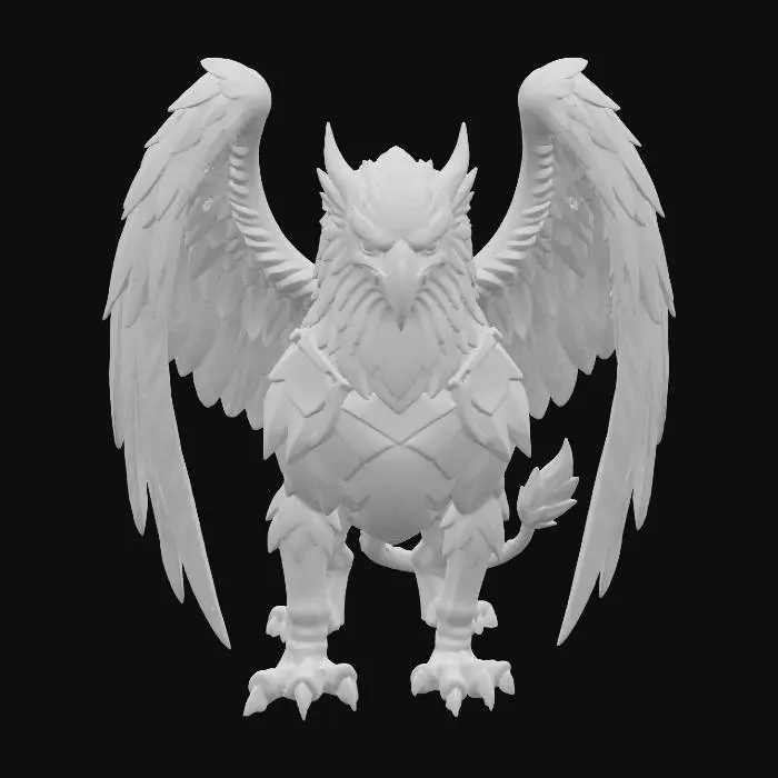 3D model for HumanKnight_Griffon