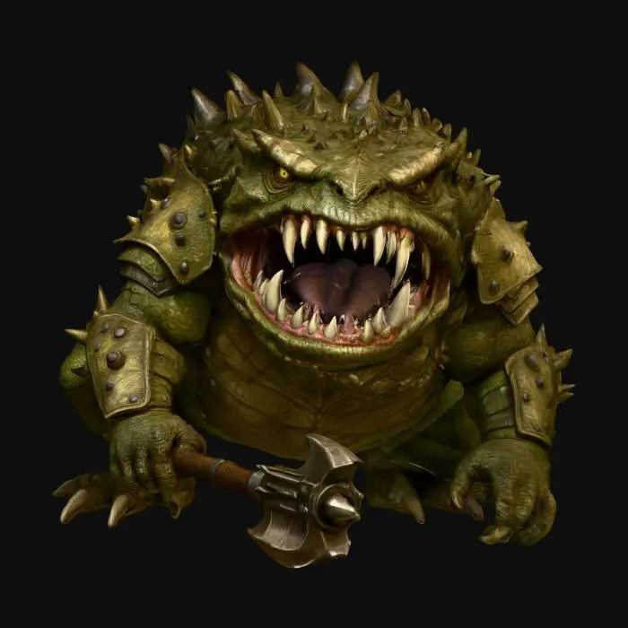 3D model for FrogFolk_Titanoad_Skald