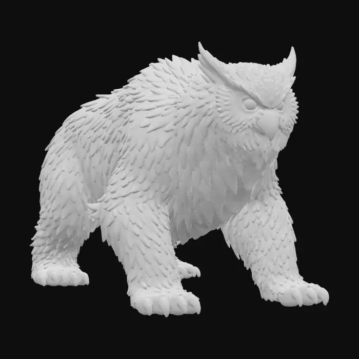 3D model for OwlBear_Skald