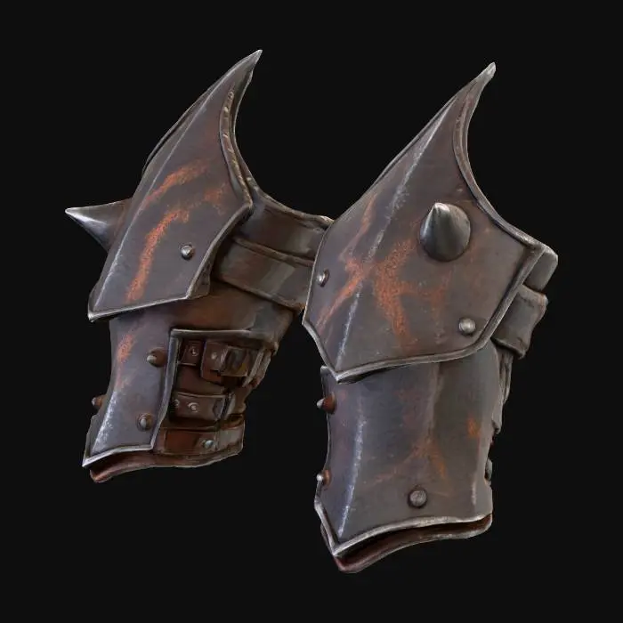 3D model for BloodTusk_Bracers