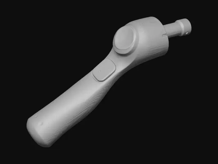 3D model for ergonomic handle with digital compass