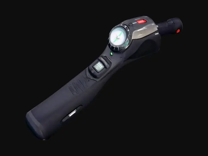 3D model for ergonomic handle with digital compass