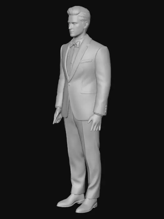 3D model for Crimson Velvet Gentleman