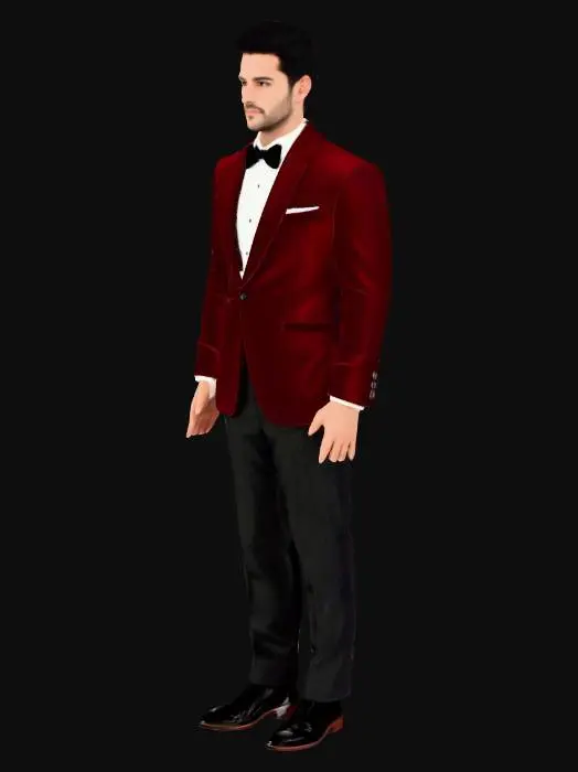 3D model for Crimson Velvet Gentleman