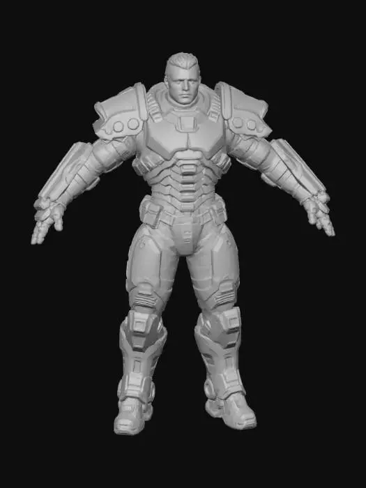 3D model for Armored Sentinel