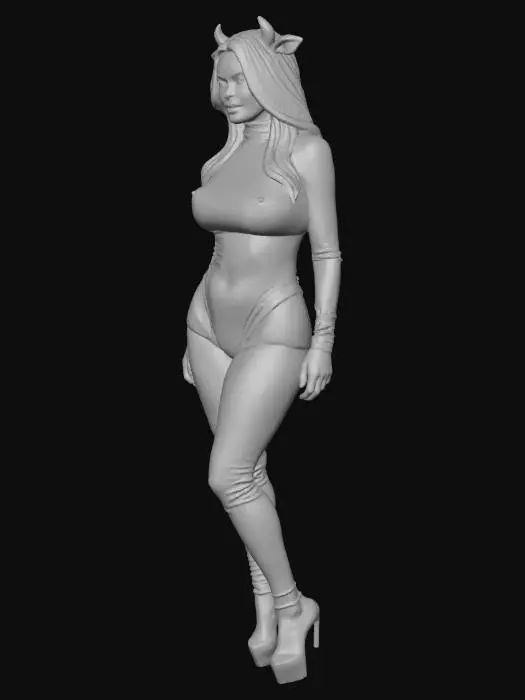 3D model for Cow Pattern Fashion