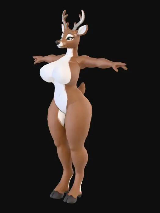 3D model for Anthro Deer Stand