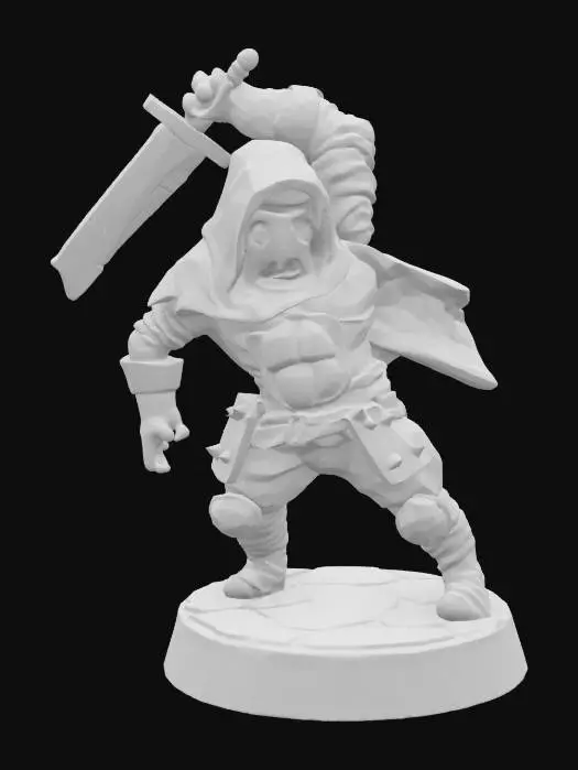 3D model for Leper - Dakrest Dungeon BG