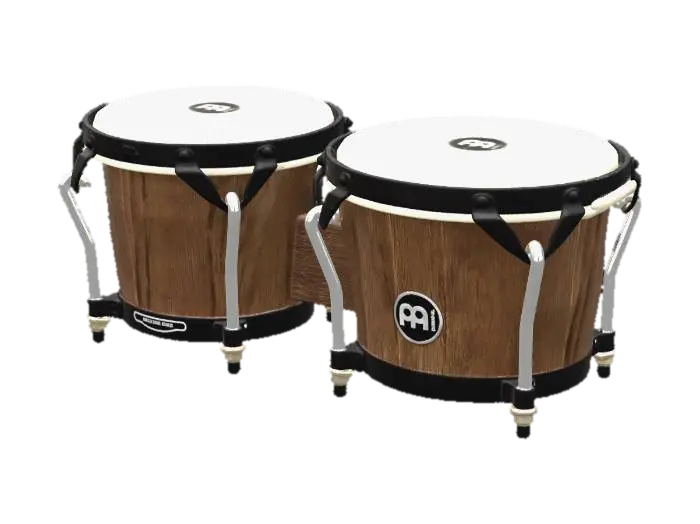 Twin Bongo Drums - Rhythm 3D model, vytvořený pomocí AI
