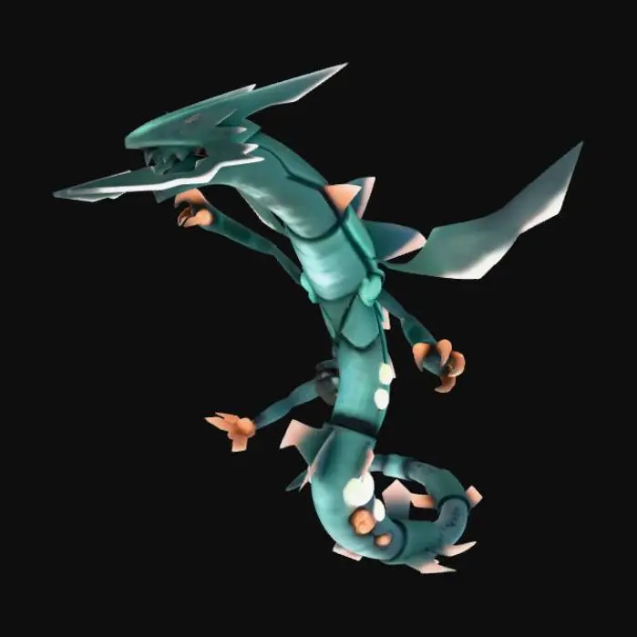3D model for Mega Rayquaza Z