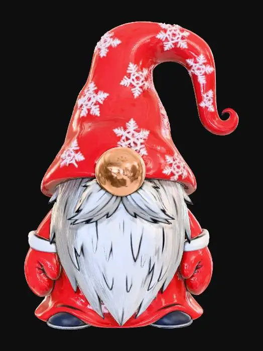 3D model for Winter Gnome