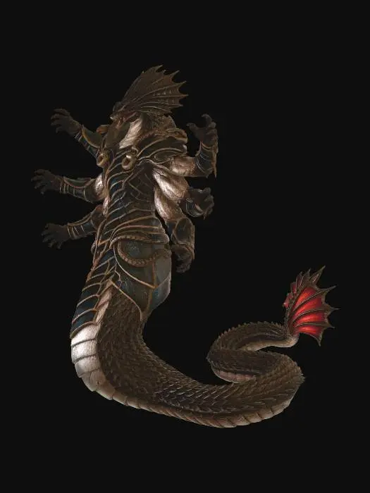 3D model for Naga Commander