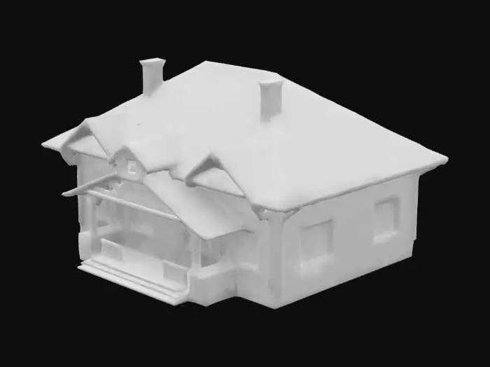 3D model for A Farm house, without grass and stuff just the house. Unreal engineer quality PBR texture, complex details for OctaneRender.  ,should have a precise geometric structure with sharp edges and well-defined vertices.