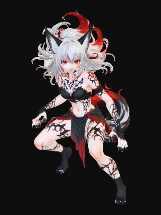 3D model for Forest Huntress