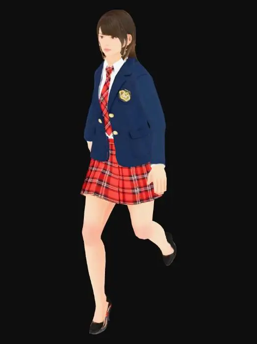3D model for School Uniform Model