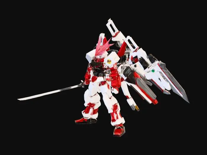 3D model for Crimson Wing Guardian