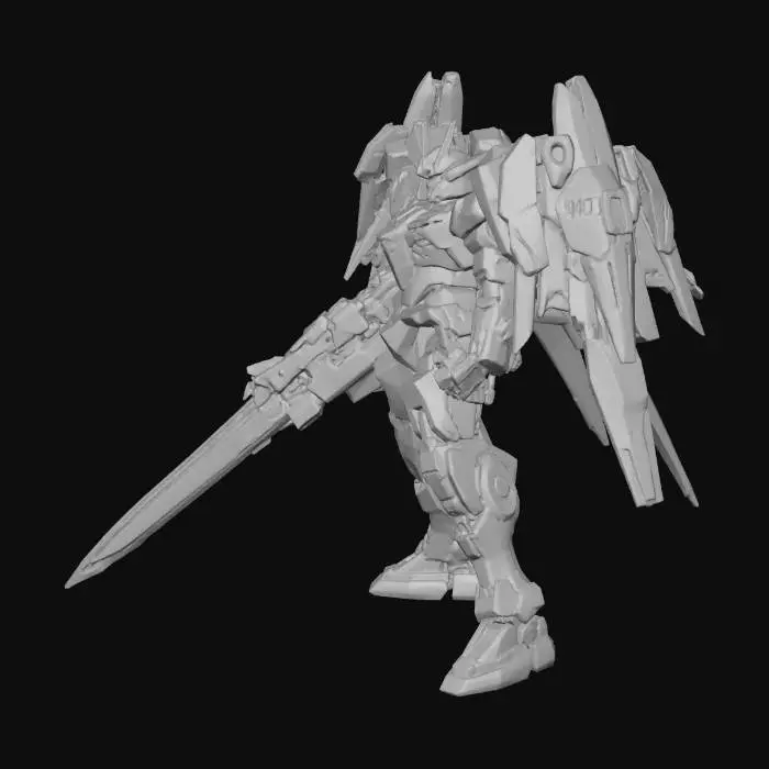 3D model for Gundam Model Display