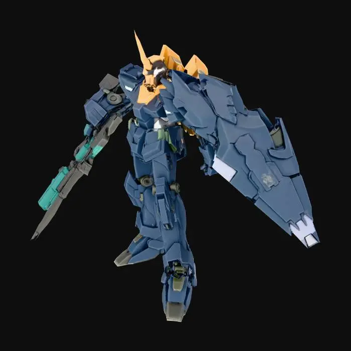 3D model for Gundam Figure