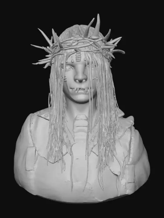 3D model for Thorned Mask