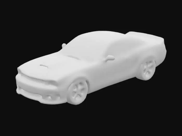 3D model for 2005 ford mustang from film death race 2005, more polygons, detail body, detail grile, detail car, detail hood, detail roof, detail trunk, detail wheels, detail rims, detail headlights, hyperrealistic, real life car