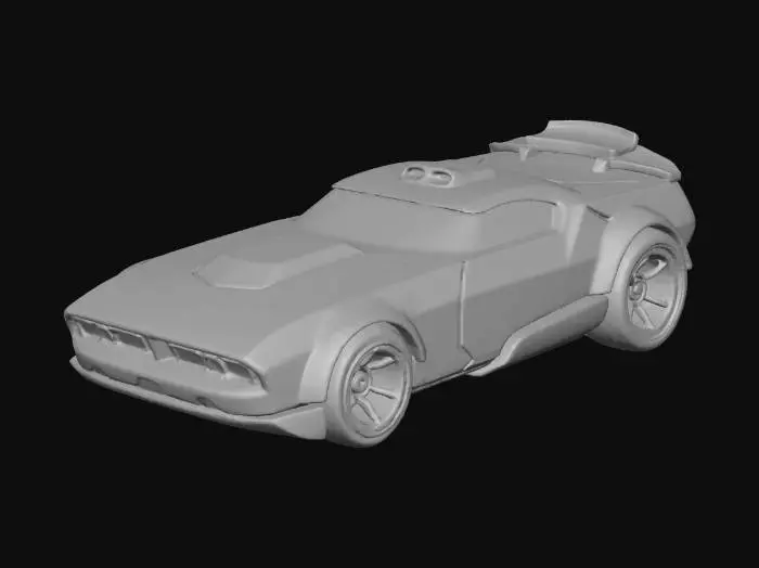 3D model for Green Speedster fat fish