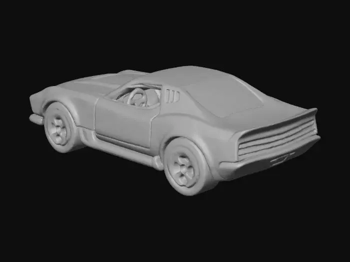 3D model for Purple Streak BVLD Bruiser Hot Wheels