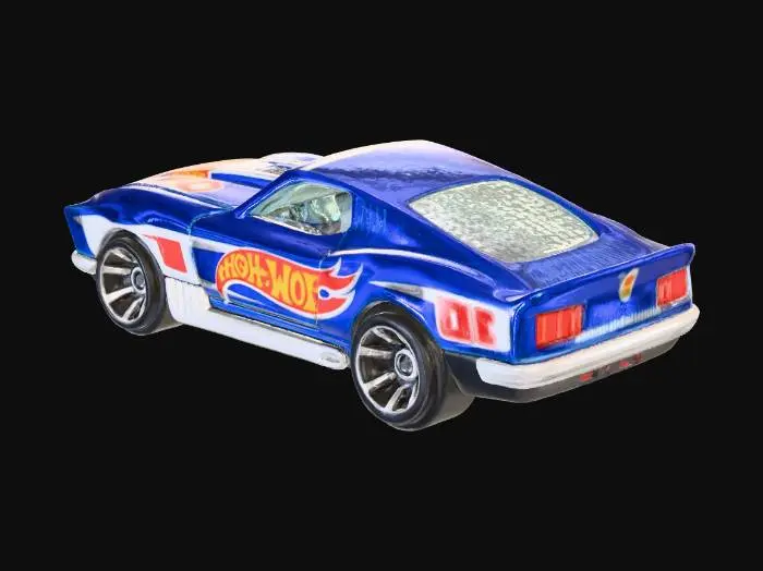 3D model for Blue Racer