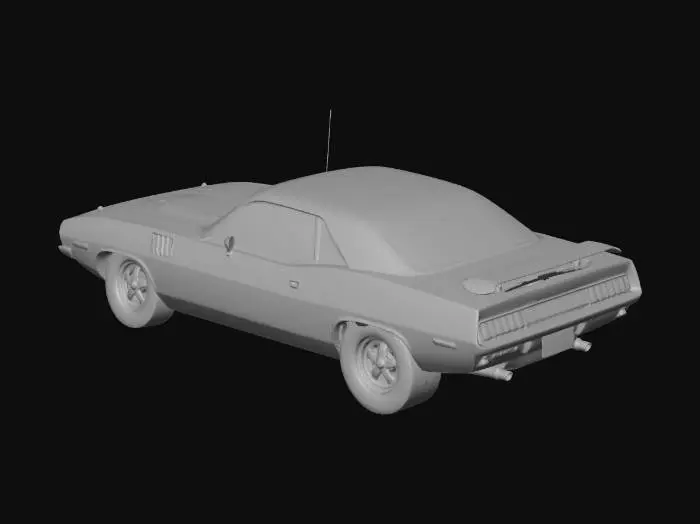 3D model for 1971 Hemi cuda