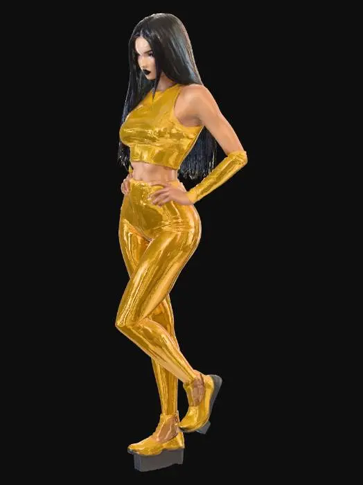 3D model for Golden Latex Siren