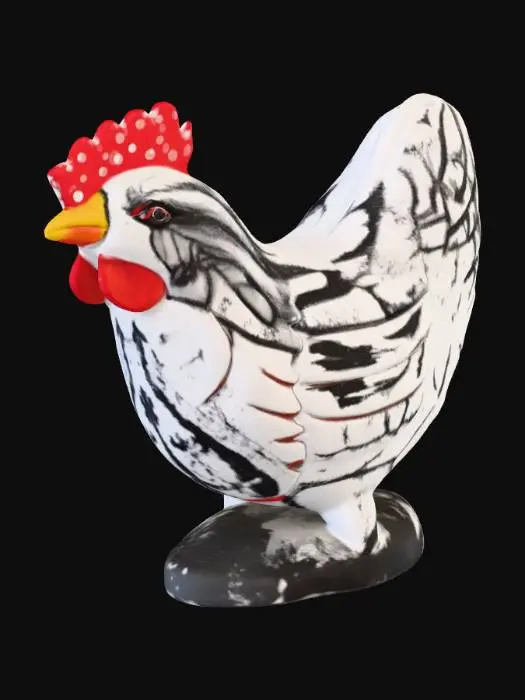 3D model for create a 3d model of the hen