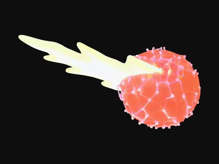 3D model for A glowing 3D speed booster pickup for a stylized arcade ball runner game. 
Make it look like a floating crystal orb with a glowing yellow lightning bolt inside, surrounded by a soft aura. 
It should feel futuristic, magical, and game-ready with clean geometry and a simple texture. 
Use bright emissive materials for the lightning to make it pop in-game. 
The object should be optimized for real-time use in Unity, with a simple mesh (low-poly but detailed enough to look good). 
