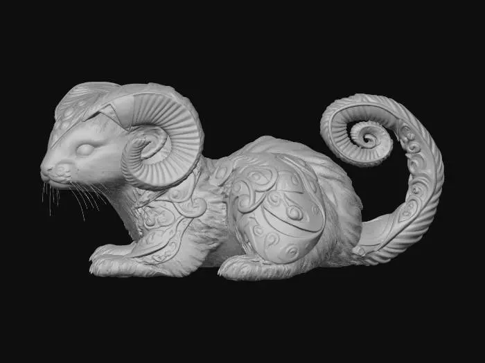 3D model for Mystic Feline Ram
