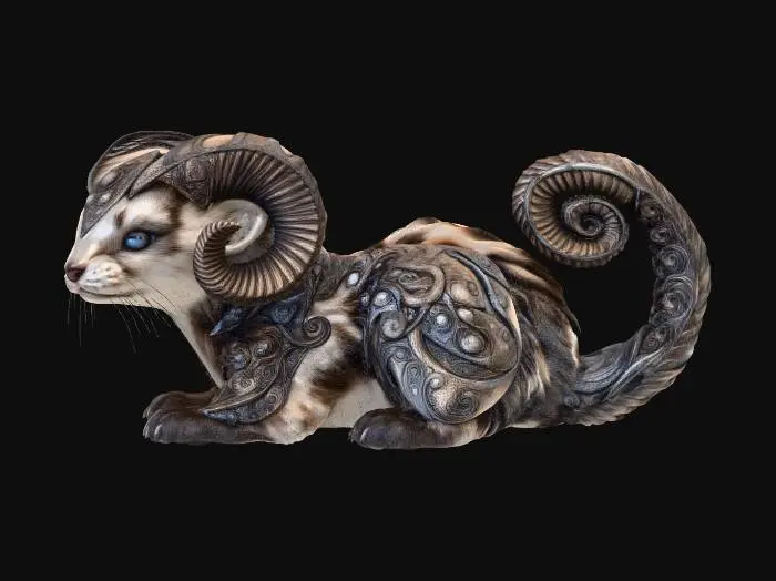 3D model for Mystic Feline Ram