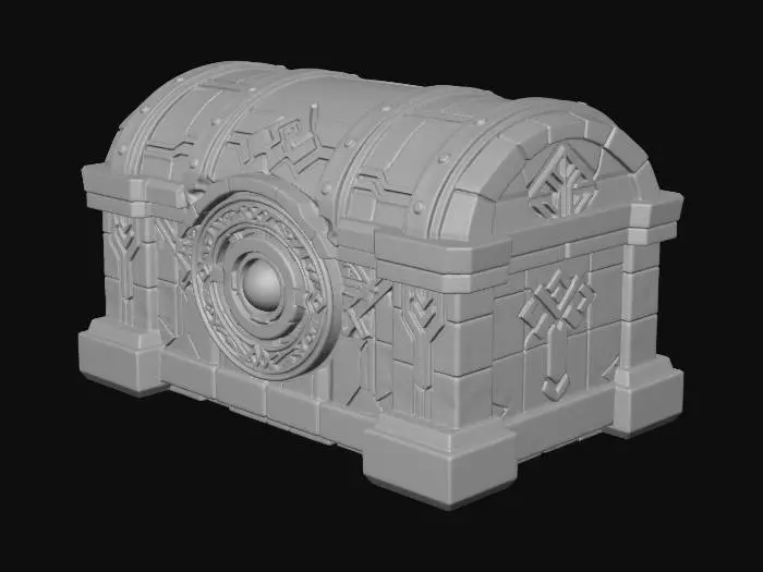 3D model for Runic Stone Vault Chest