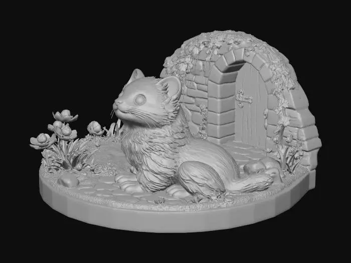 3D model for Curiou at the Mossy Hobbit Hole