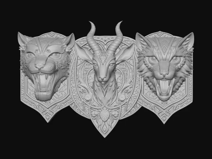 3D model for Tri-Beast