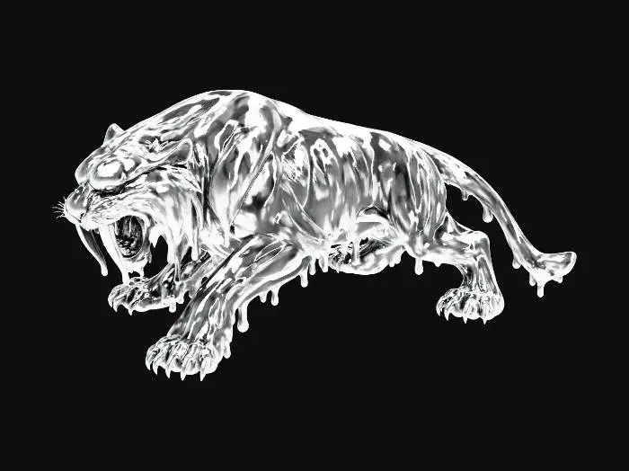 3D model for Liquid Silver Sabertooth